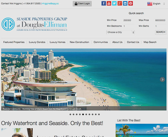 Web Design - Seaside Properties Group